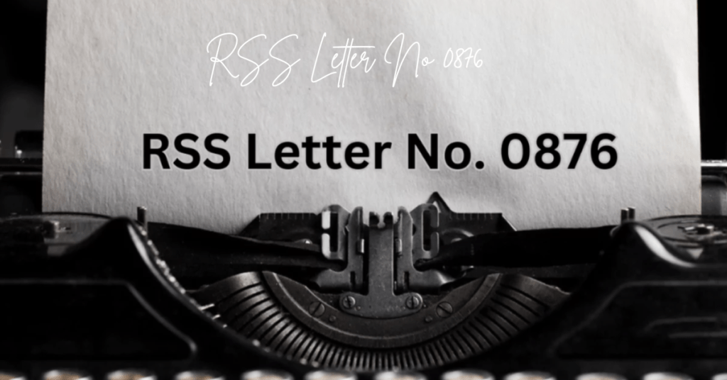 rss letter no 0876